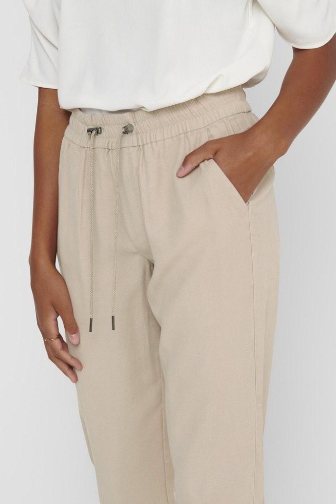 ONLKELDA-EMERY MW PULL-UP PANTS PNT 15203946 HUMUS